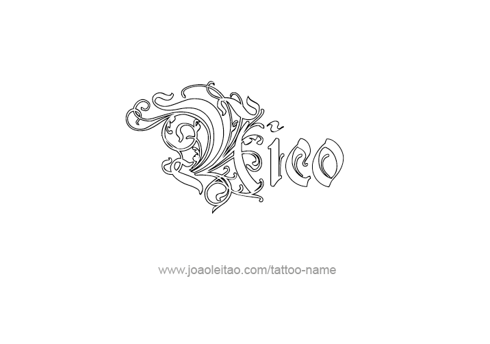 Tattoo Design  Name Nico   