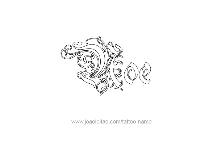 Tattoo Design  Name Noe   