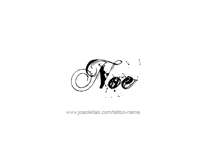 Tattoo Design  Name Noe   