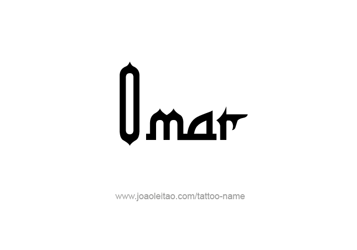 Tattoo Design  Name Omar   