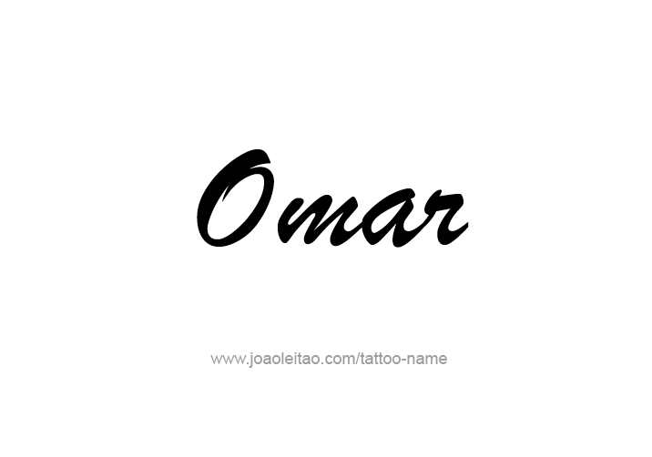 Tattoo Design  Name Omar   