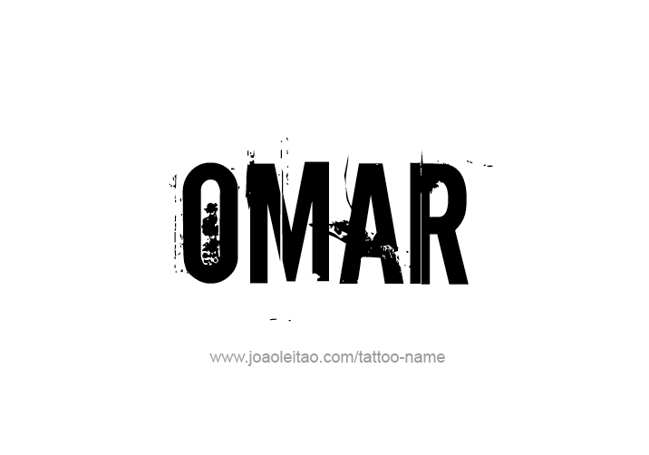 Tattoo Design  Name Omar   