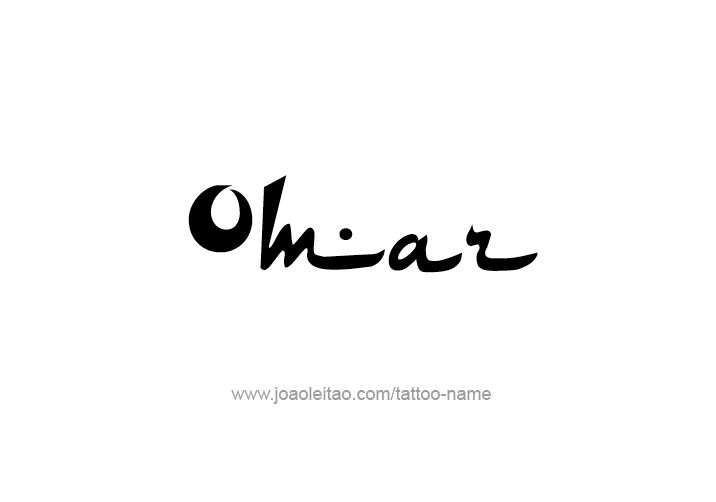 Tattoo Design  Name Omar   