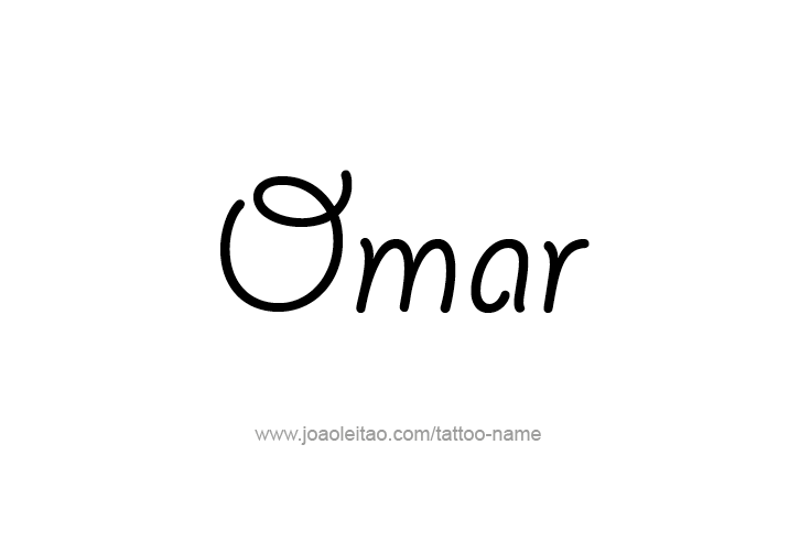 Tattoo Design  Name Omar   