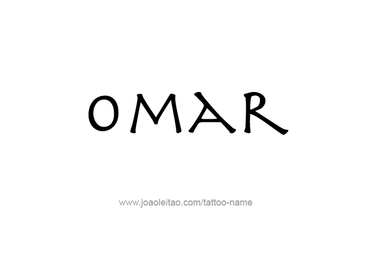 Tattoo Design  Name Omar   