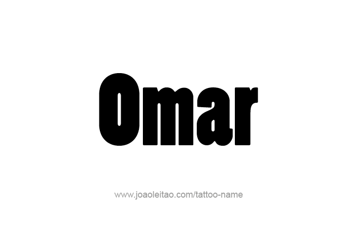 Tattoo Design  Name Omar   