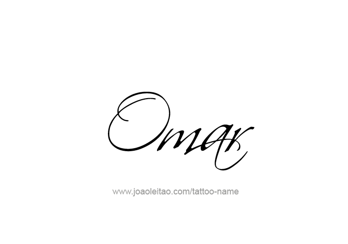 Tattoo Design  Name Omar   