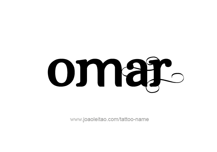 Tattoo Design  Name Omar   