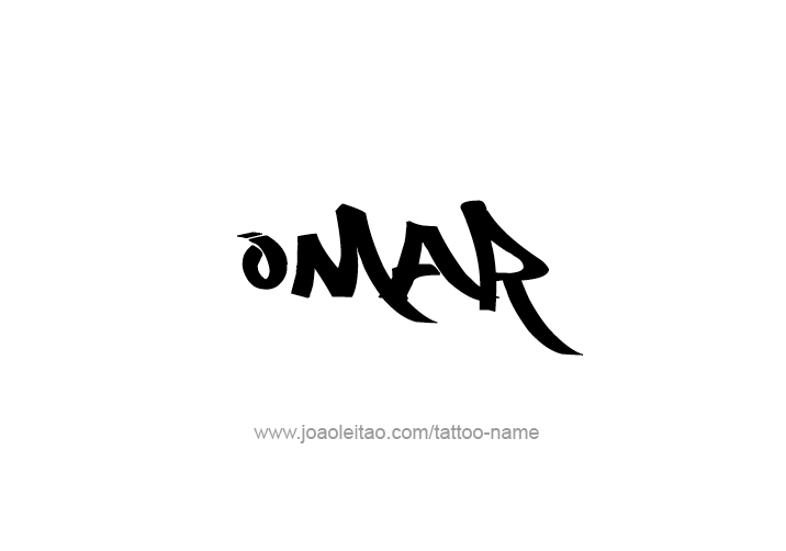 Tattoo Design  Name Omar   