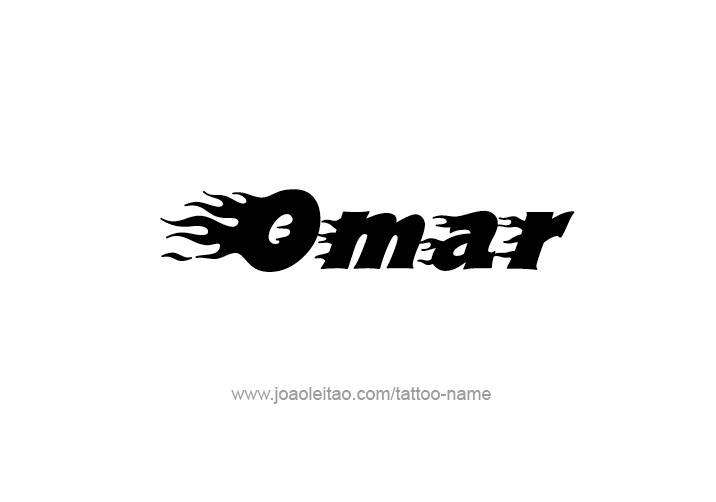 Tattoo Design  Name Omar   