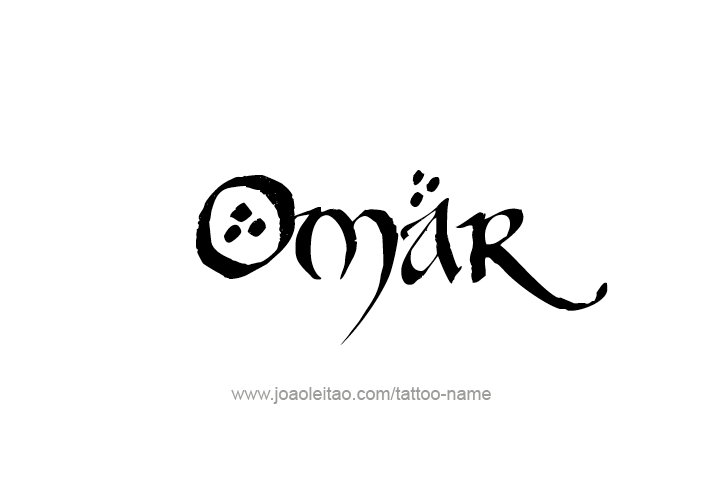 Tattoo Design  Name Omar   