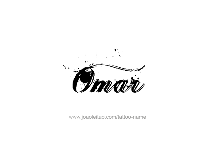 Tattoo Design  Name Omar   