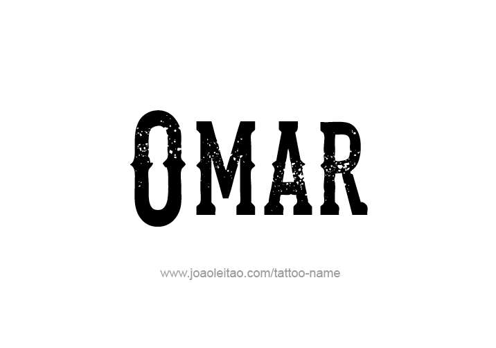 Tattoo Design  Name Omar   