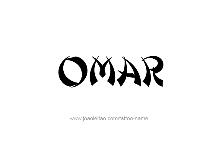 Tattoo Design  Name Omar