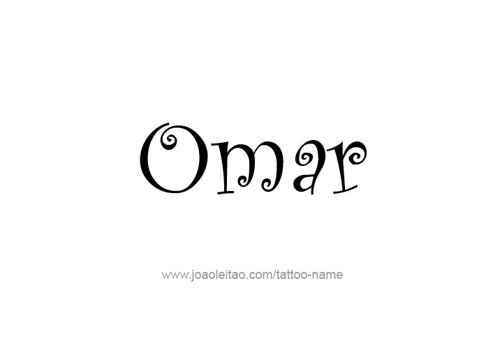 Tattoo Design  Name Omar   