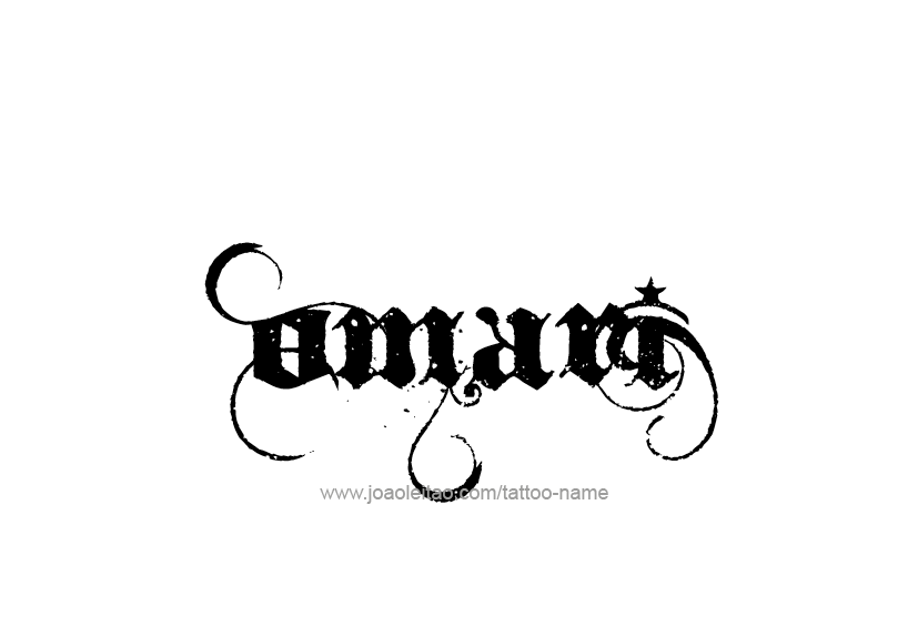 Tattoo Design  Name Omari   