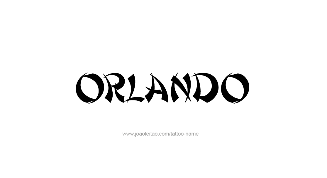 Tattoo Design  Name Orlando