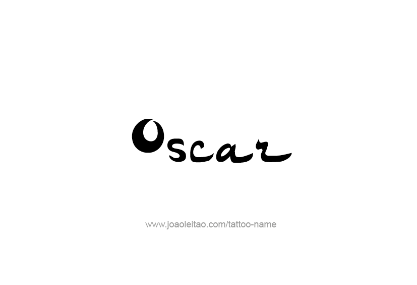 Tattoo Design  Name Oscar   