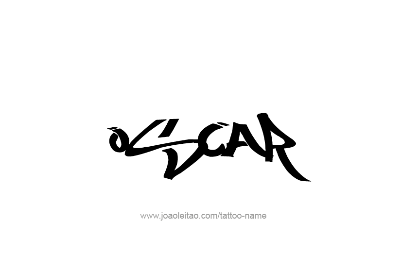 Tattoo Design  Name Oscar   