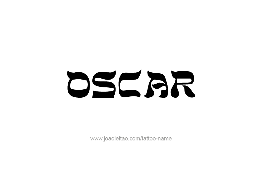 Tattoo Design  Name Oscar   