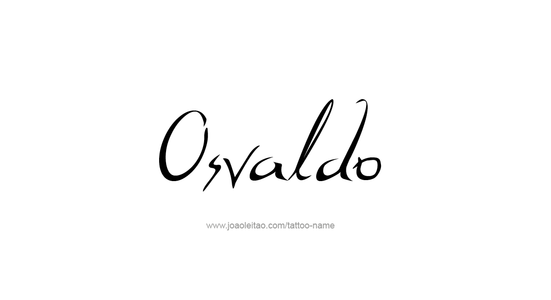 Tattoo Design  Name Osvaldo   