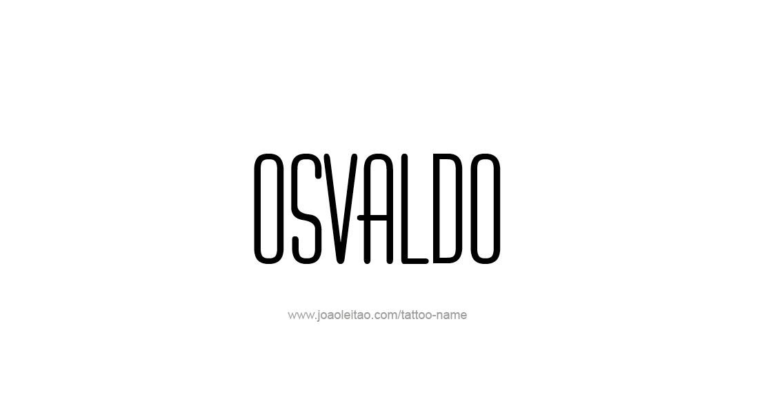 Tattoo Design  Name Osvaldo   