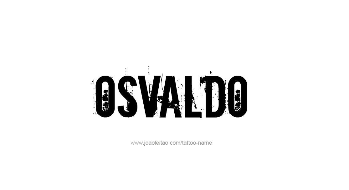 Tattoo Design  Name Osvaldo   