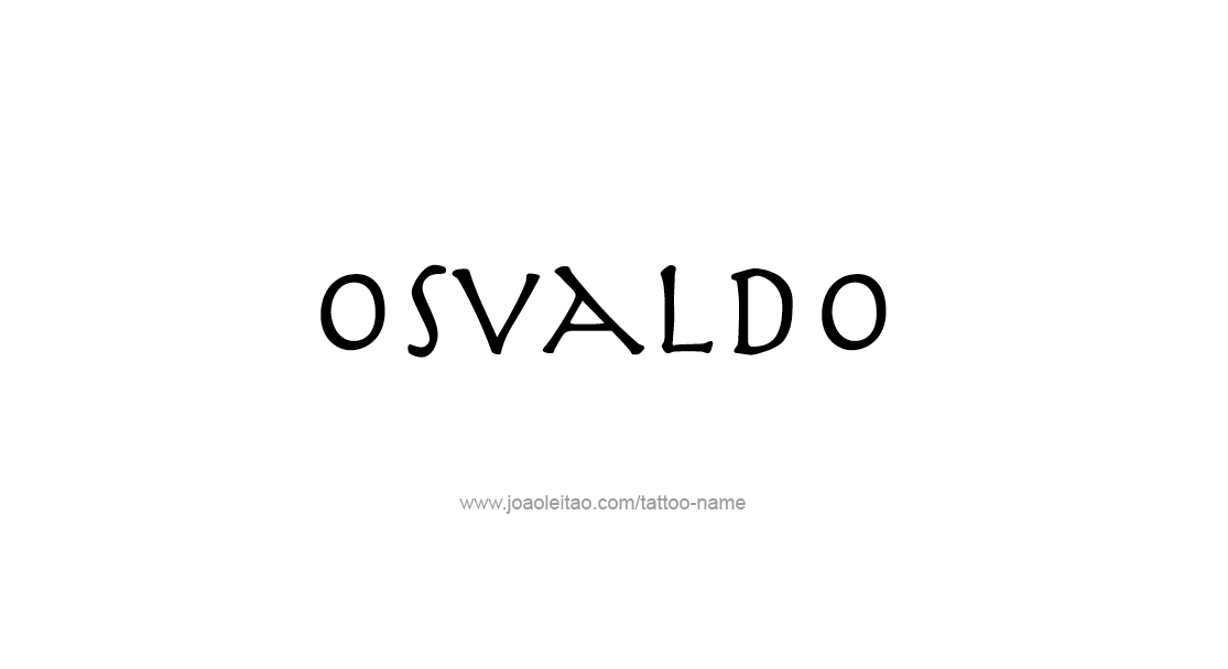 Tattoo Design  Name Osvaldo   