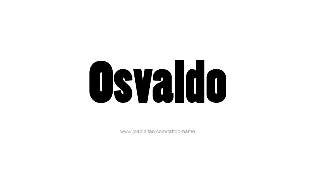 Tattoo Design  Name Osvaldo   