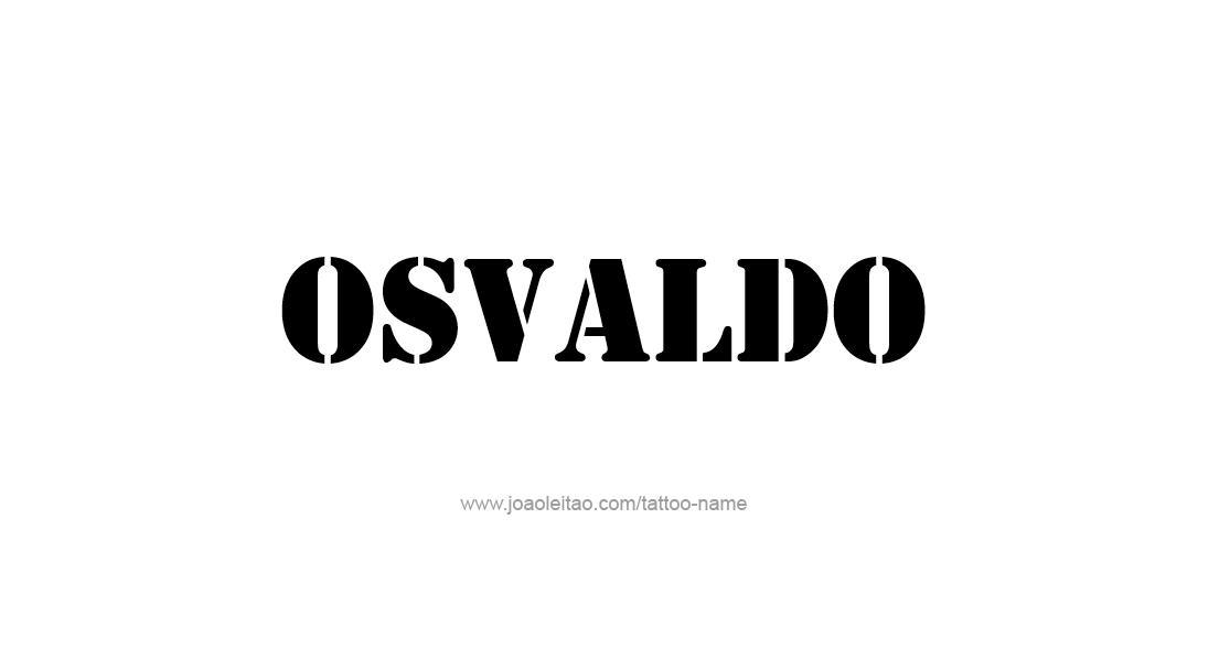 Tattoo Design  Name Osvaldo   