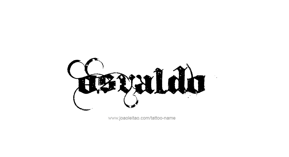 Tattoo Design  Name Osvaldo   