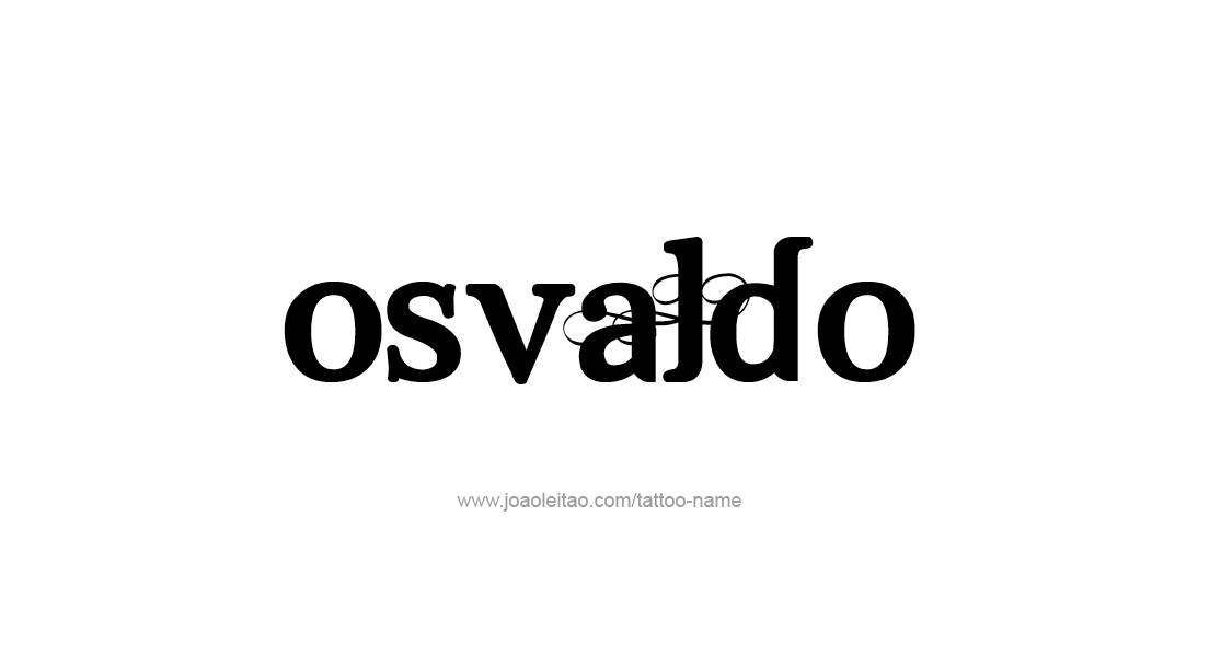 Tattoo Design  Name Osvaldo   