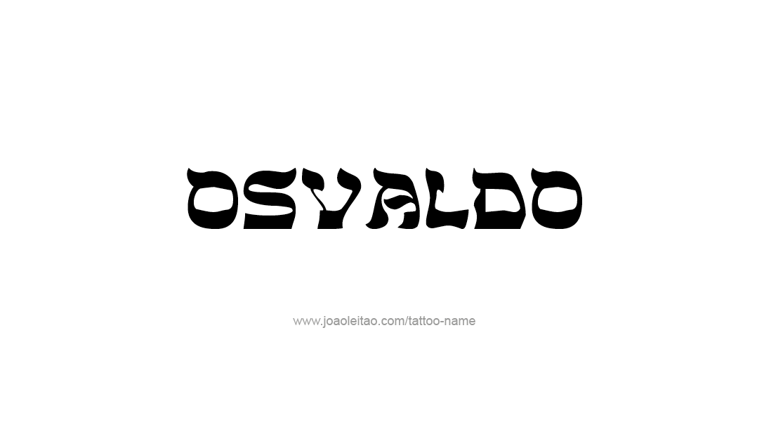 Tattoo Design  Name Osvaldo   