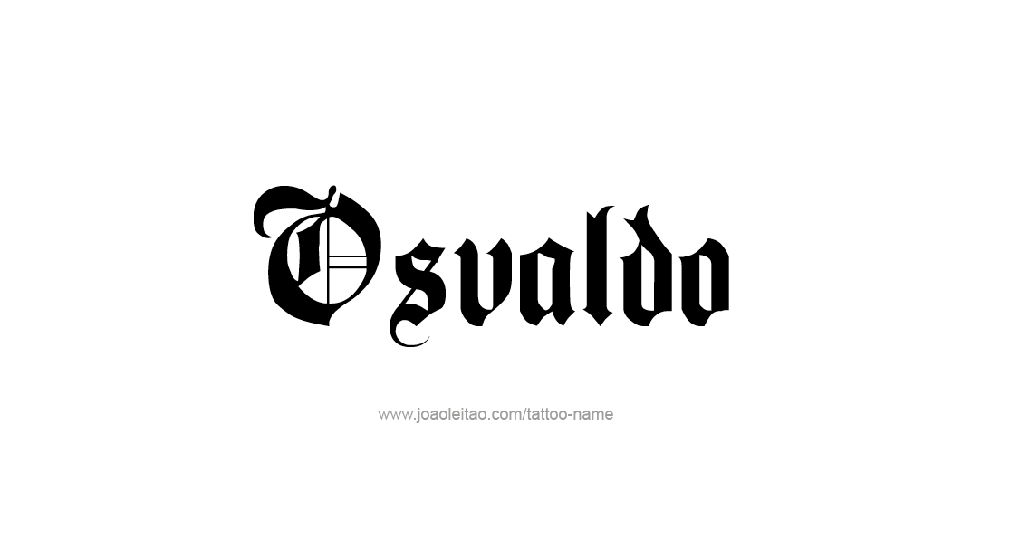 Tattoo Design  Name Osvaldo   