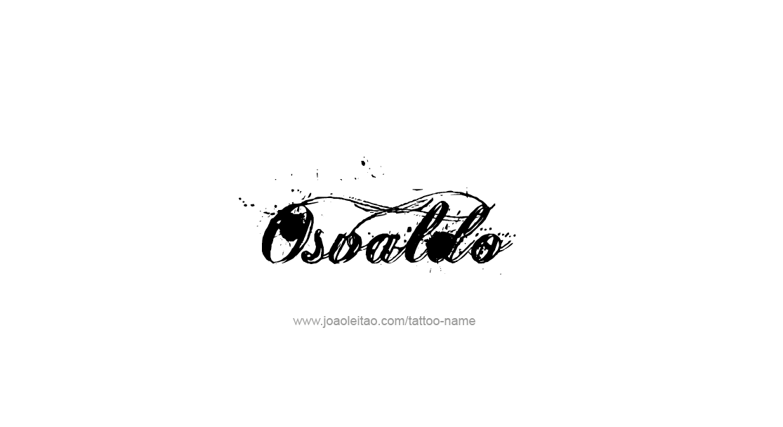 Tattoo Design  Name Osvaldo   