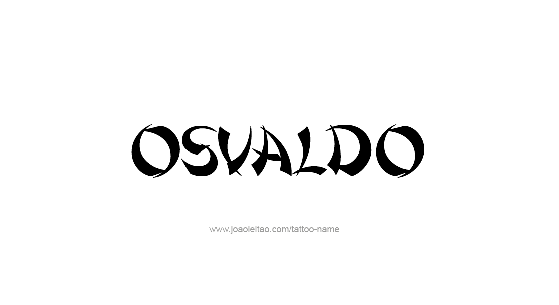 Tattoo Design  Name Osvaldo