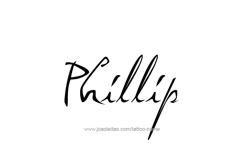 Tattoo Design  Name Phillip   