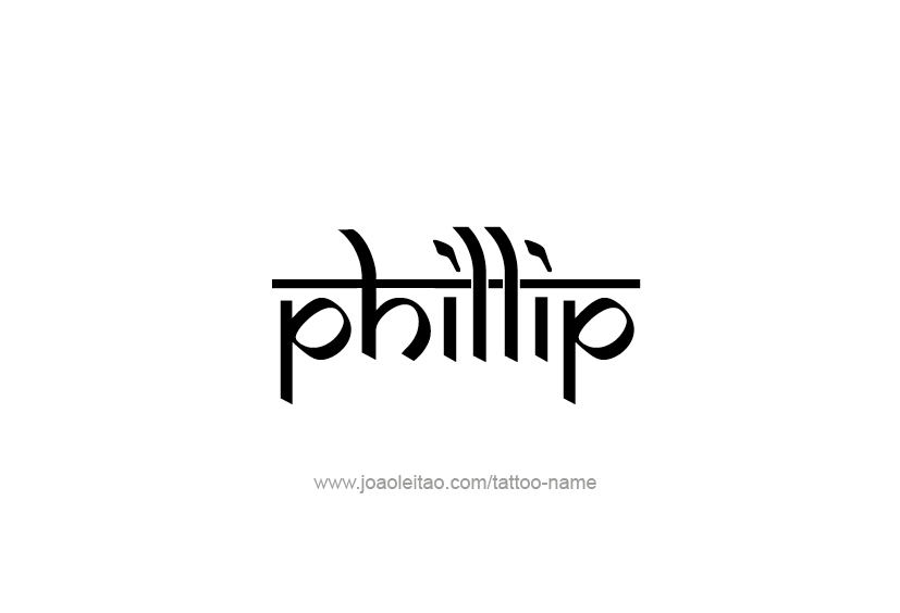 Tattoo Design  Name Phillip   