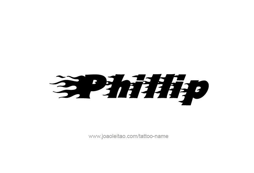 Tattoo Design  Name Phillip   