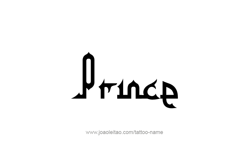 Tattoo Design  Name Prince   