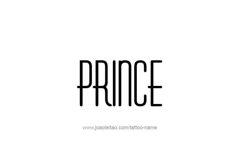 Tattoo Design  Name Prince   