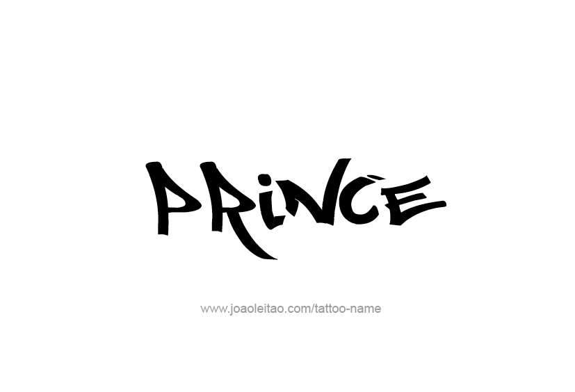 Tattoo Design  Name Prince   