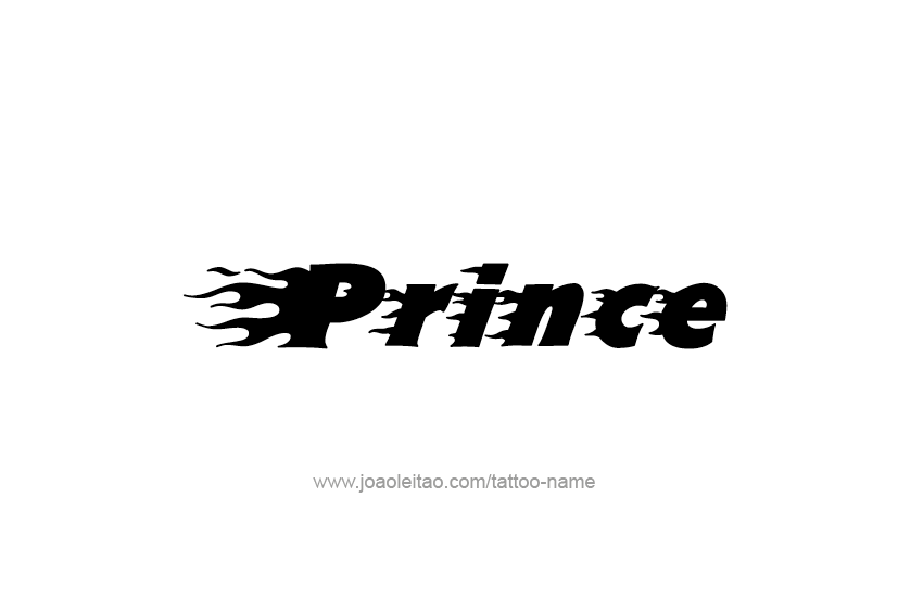 Tattoo Design  Name Prince   