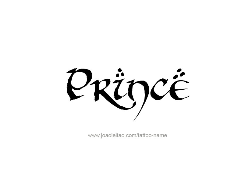 Tattoo Design  Name Prince   