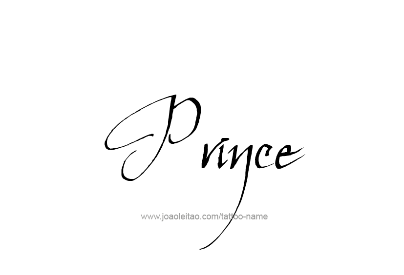 Tattoo Design  Name Prince   