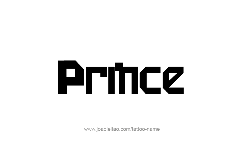 Tattoo Design  Name Prince   