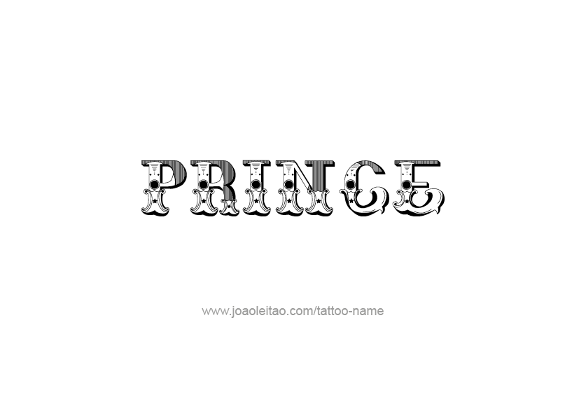 Tattoo Design  Name Prince   