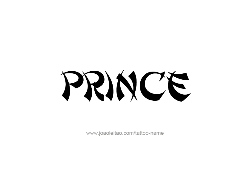 Tattoo Design  Name Prince