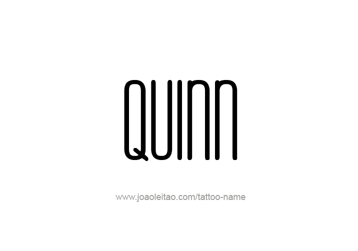 Tattoo Design  Name Quinn   