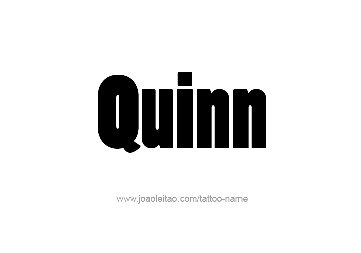 Tattoo Design  Name Quinn   